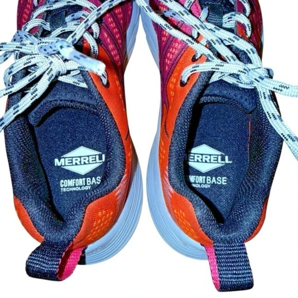 NEW Merrell Work Sneaker Women 7.5M Carbon Fiber Safety Toe Pink ASTM F2413-18EH